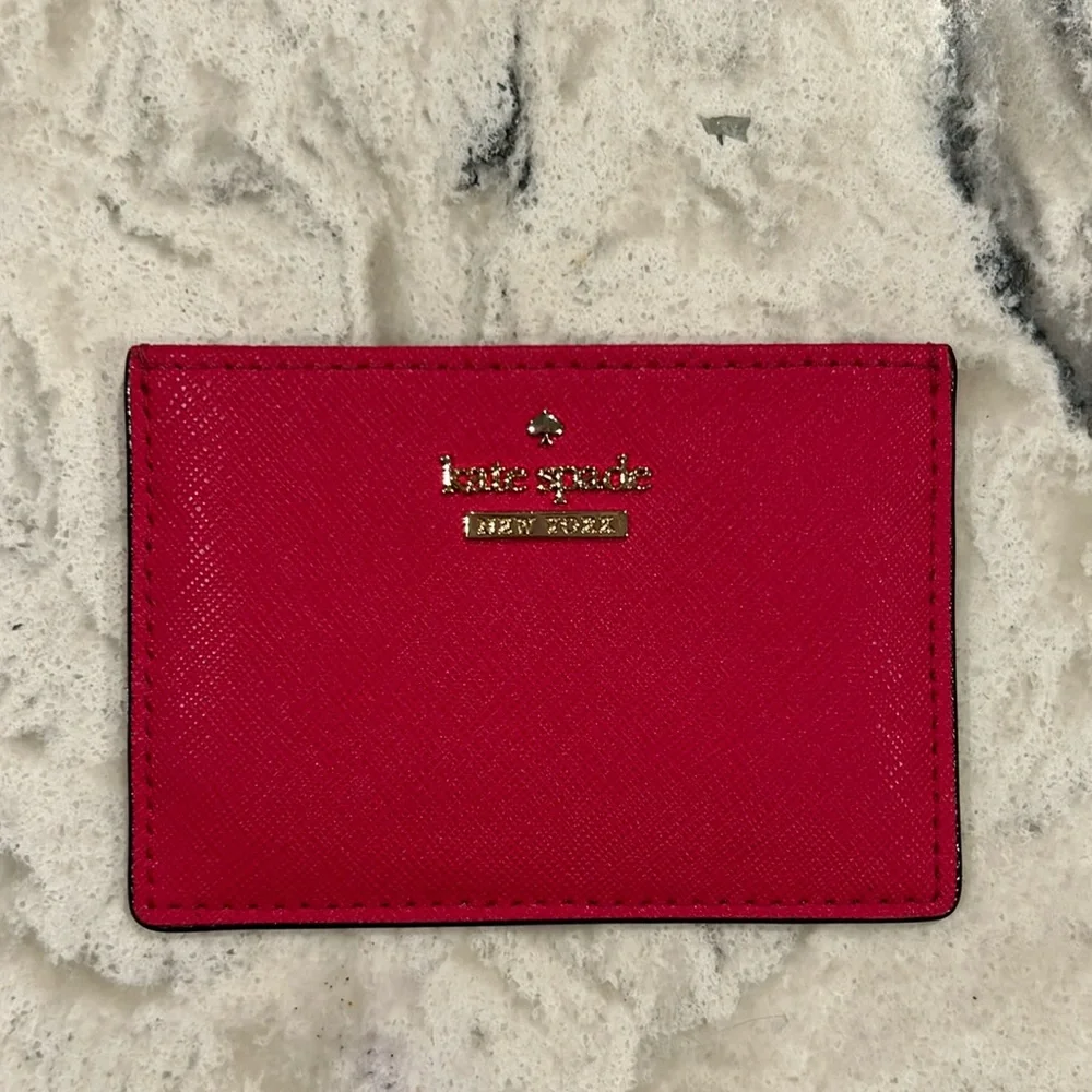 Kate Spade Leather Card Holder - Picture 1 of 5